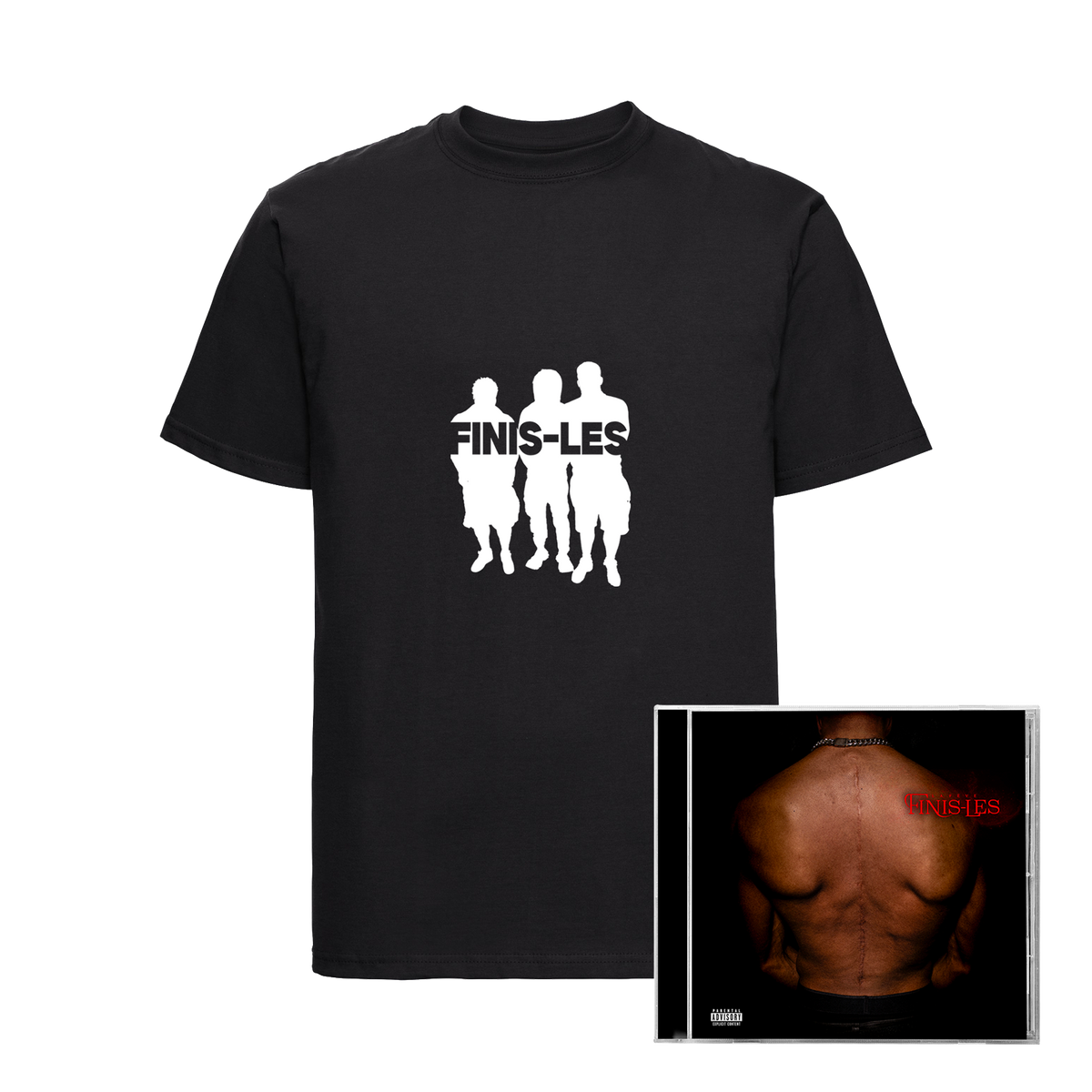 Pack CD « FINIS-LES » Standard + Silhouette tee